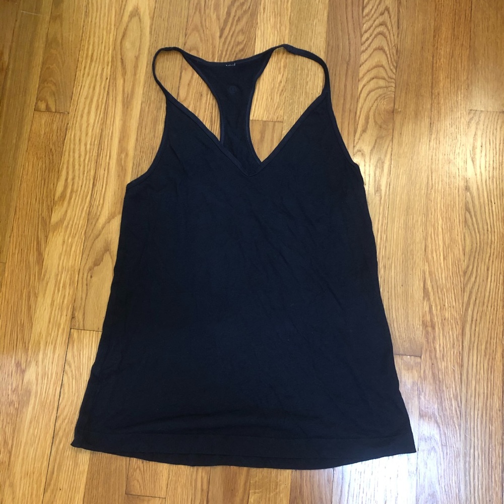 COPY - Lululemon Navy V neck tank flowy